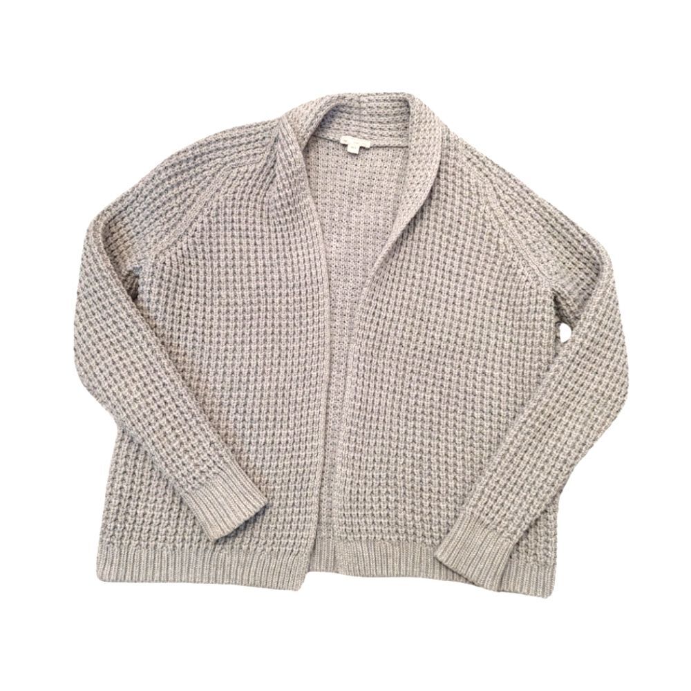 Gap | XS/S Gray Chunky Knit Cardigan 100% Cotton